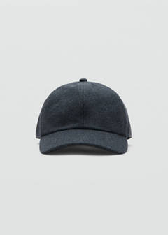 Wool-blend cap — Navy 1