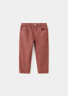 Drawstring waist jeans — Wine 3