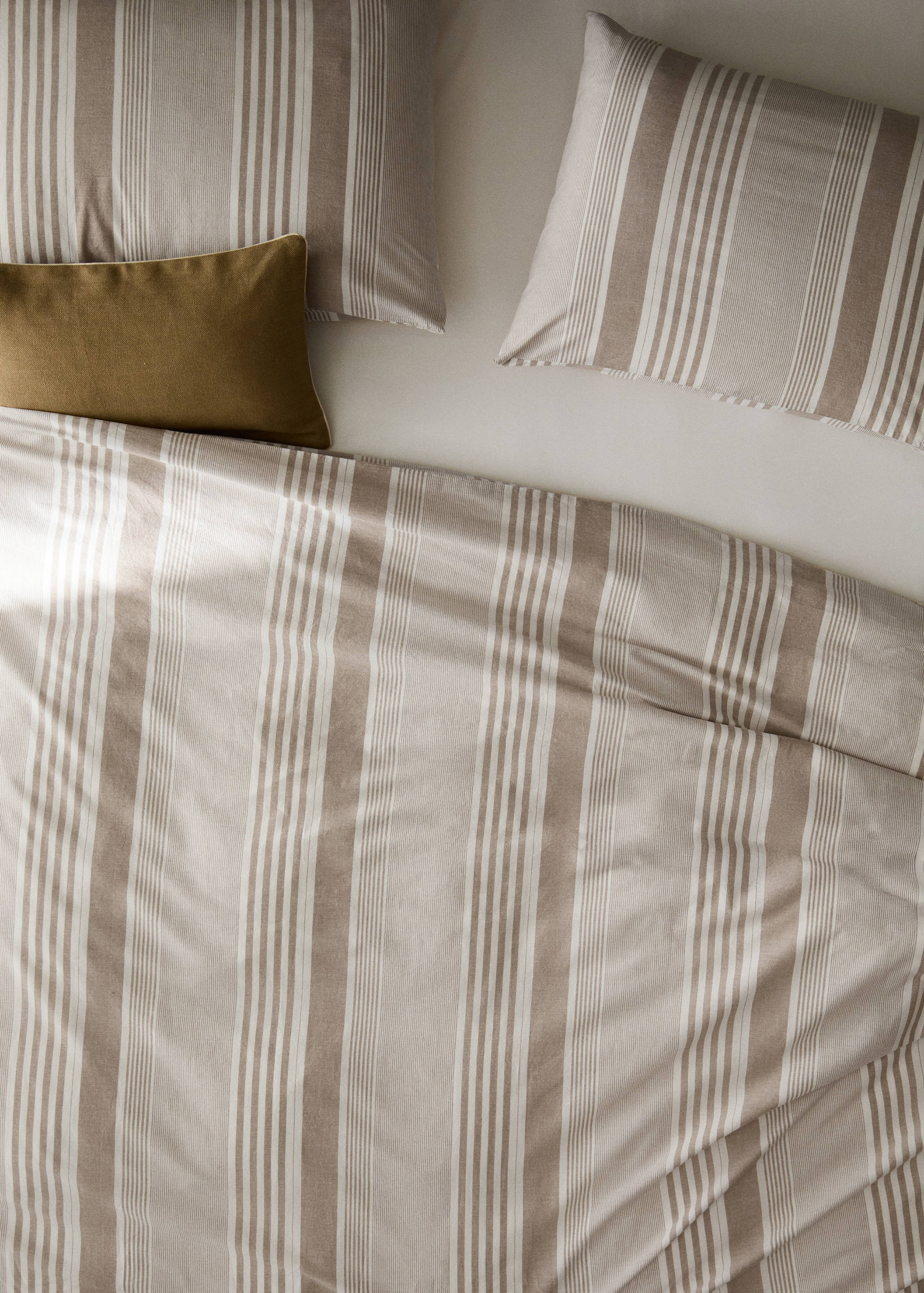 100% cotton striped duvet cover, for 180/200 cm bed - Details of the article 7