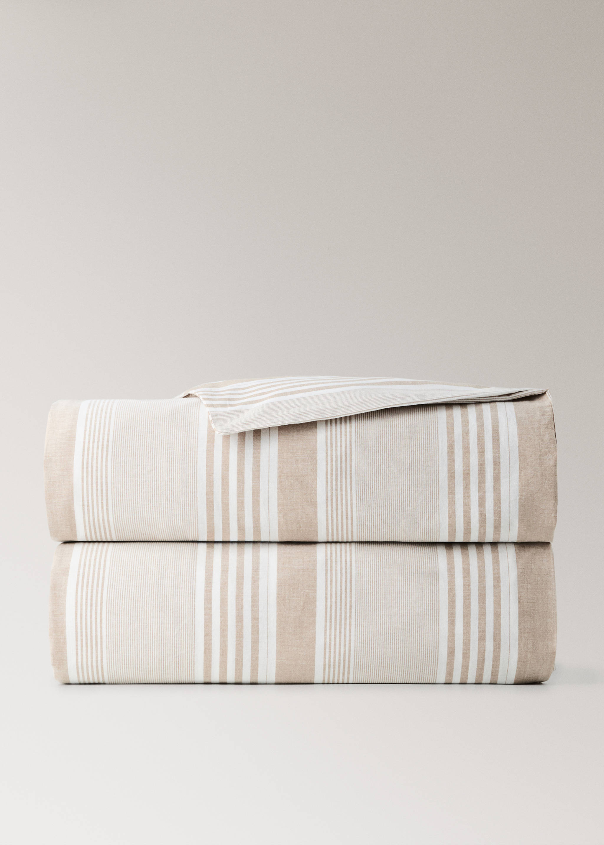 100% cotton striped duvet cover, for 180/200 cm bed - Article without model