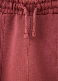 Jogger trousers with seam detail — Maroon 2