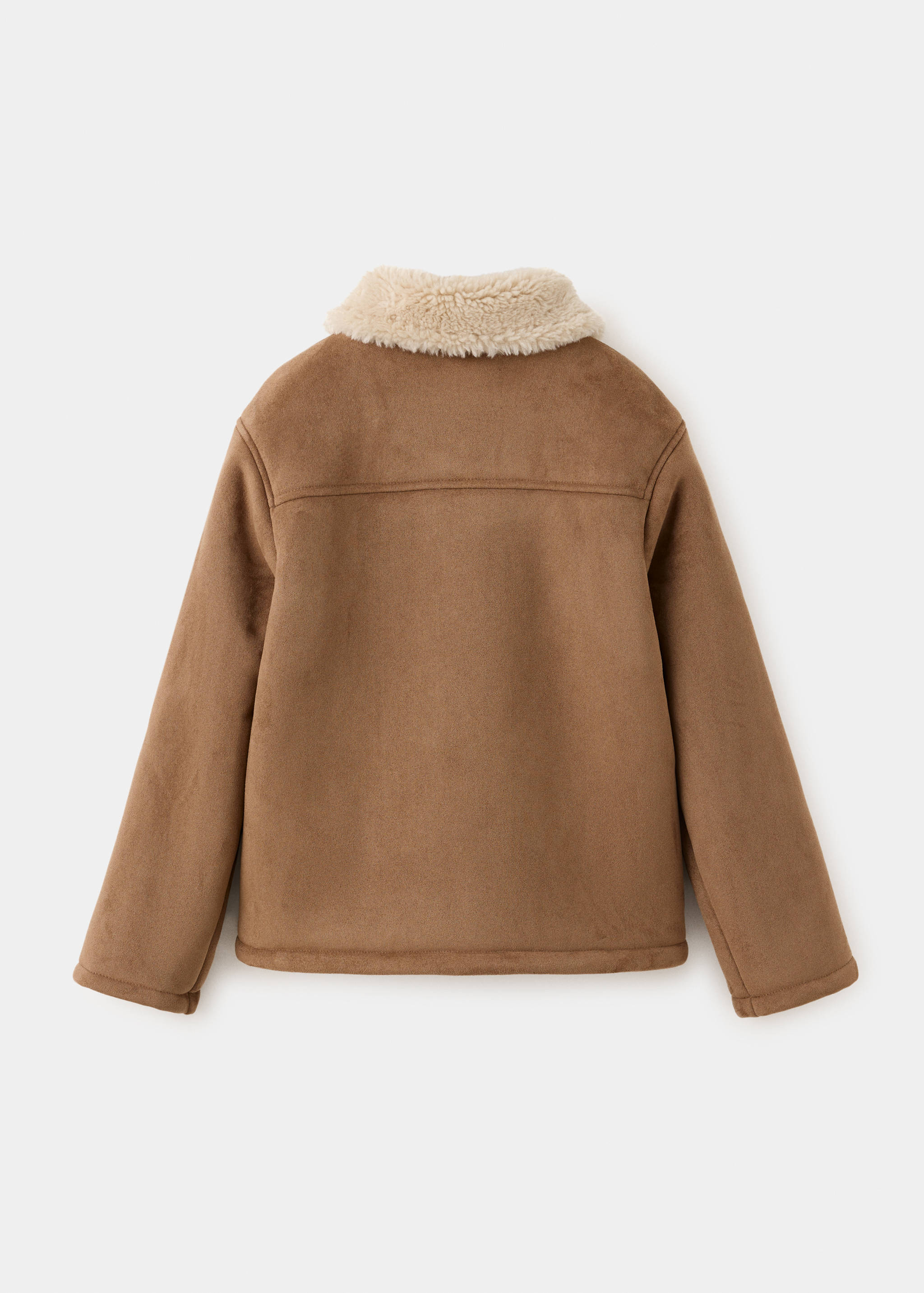 Double face jacket with fleece lining - Reverse of the article