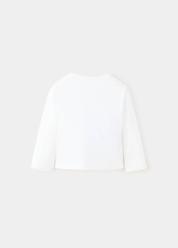 Printed detail T-shirt — Off White