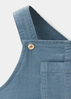Pocket corduroy dungarees — Blue 2