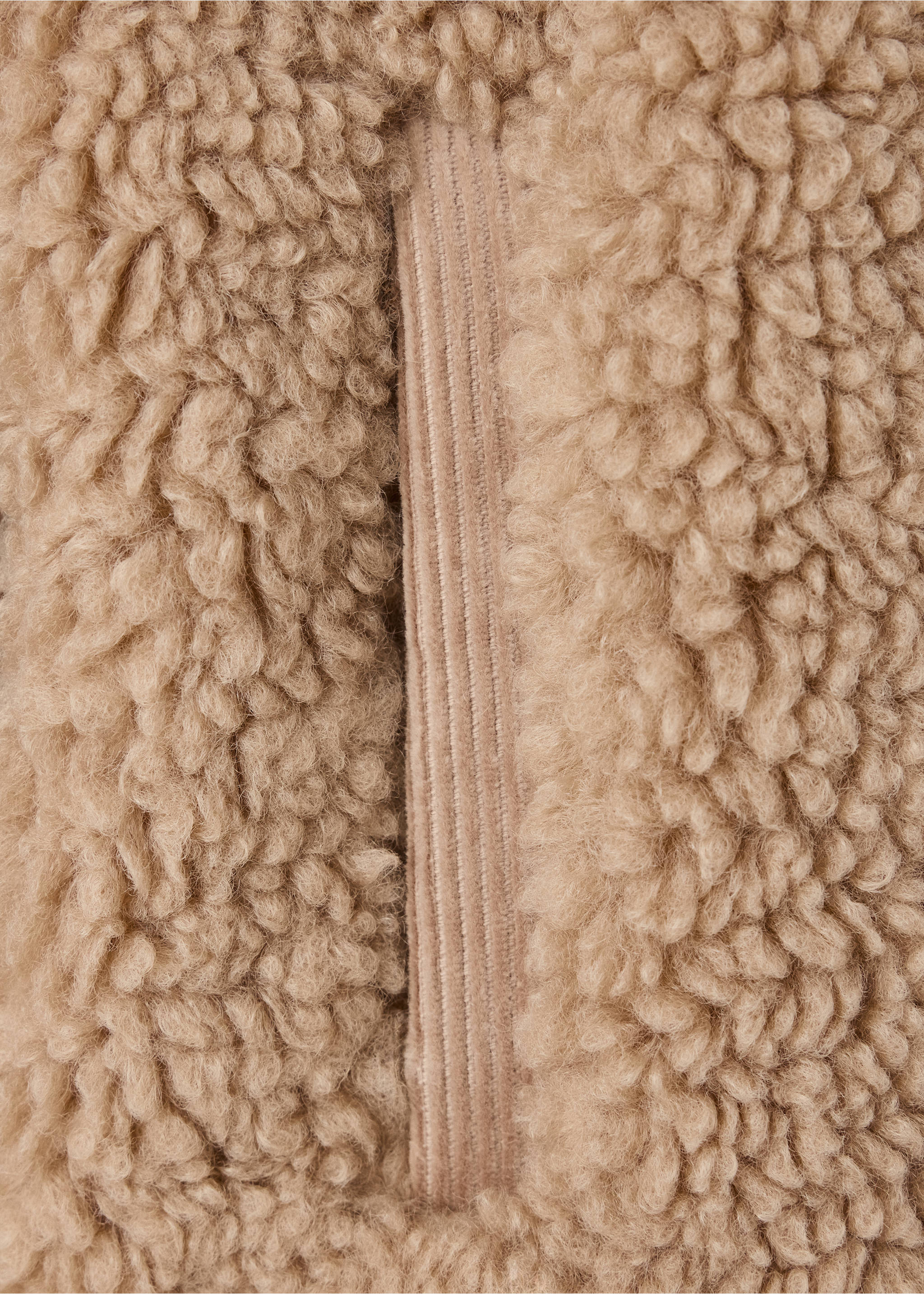 Teddy coat - Details of the article 0, Brown. Ref: 37056344-00.