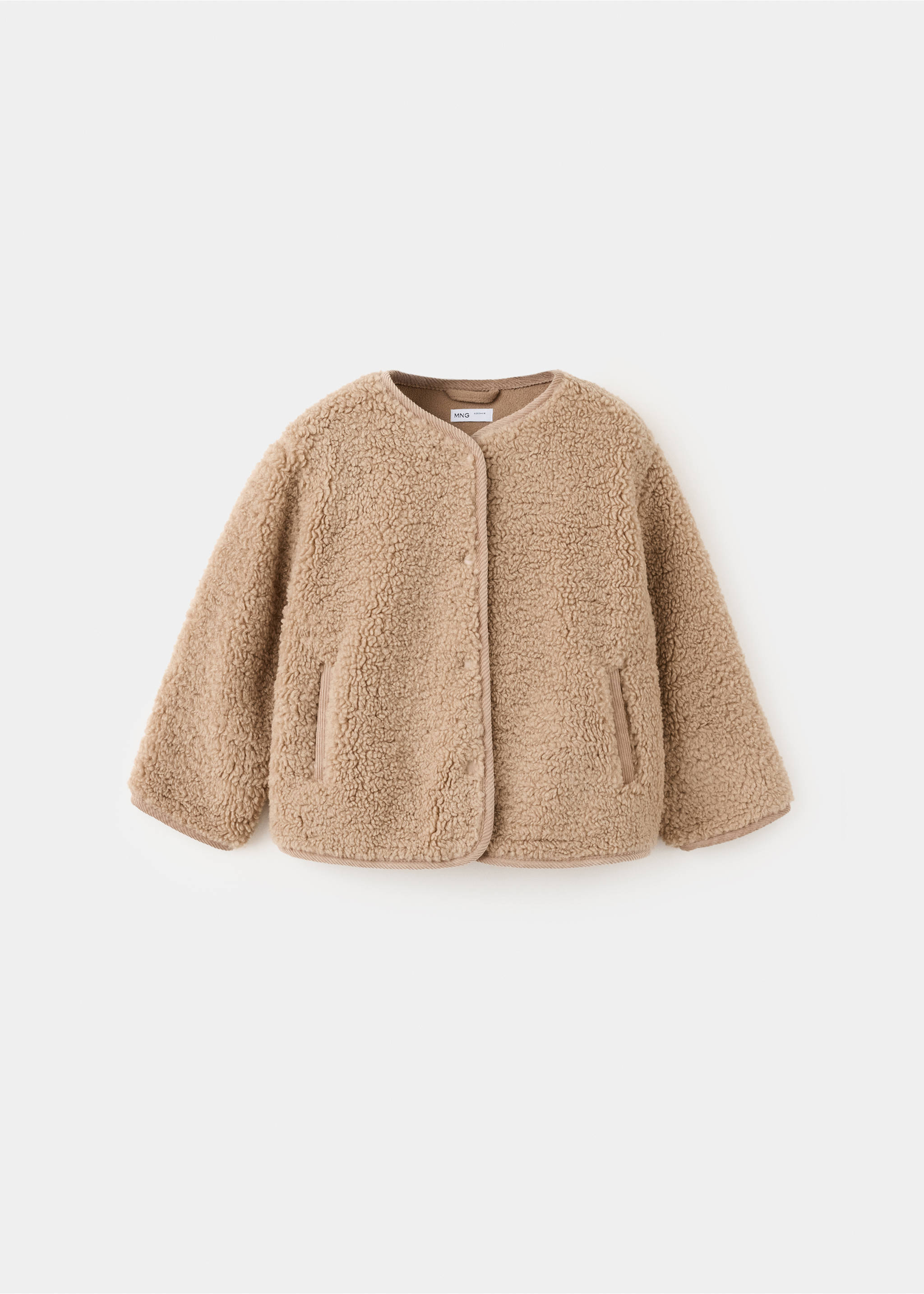 Teddy coat - Article without model, Brown. Ref: 37056344-00.