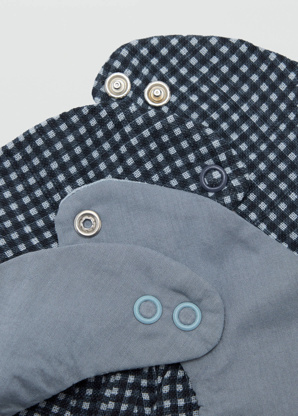 Set of two matching bibs — Petrol Blue