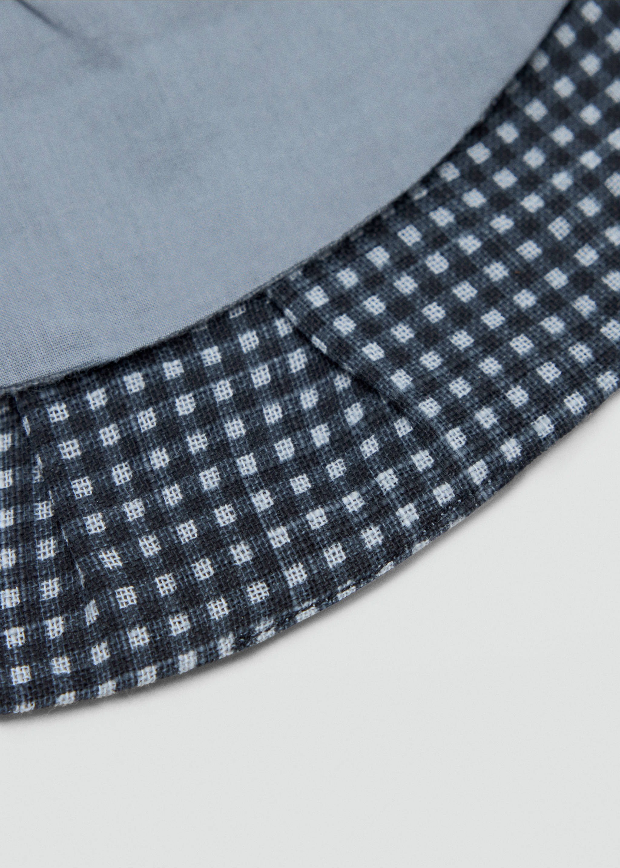 Set of two matching bibs - Details of the article 1, Petrol Blue. Ref: 37056345-00.