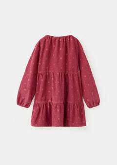 Ruched floral dress — Red 5