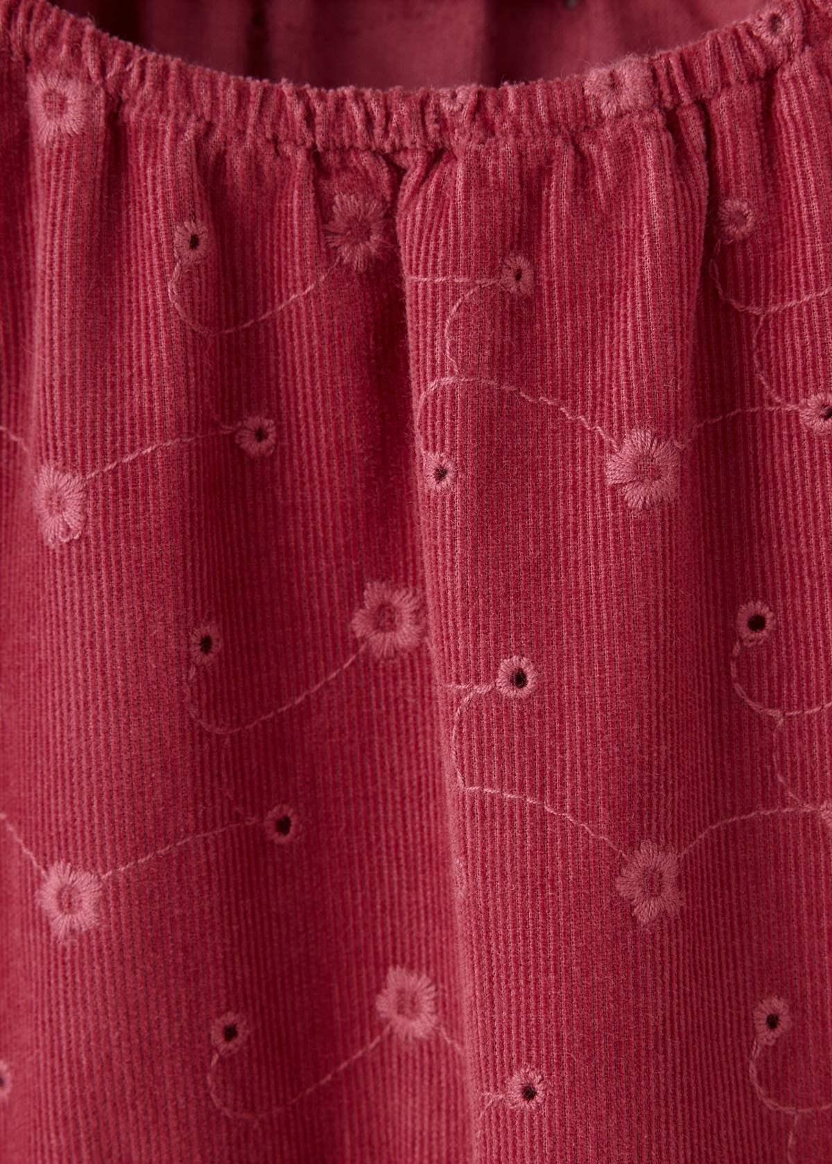 Ruched floral dress — Red