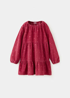 Ruched floral dress — Red 3