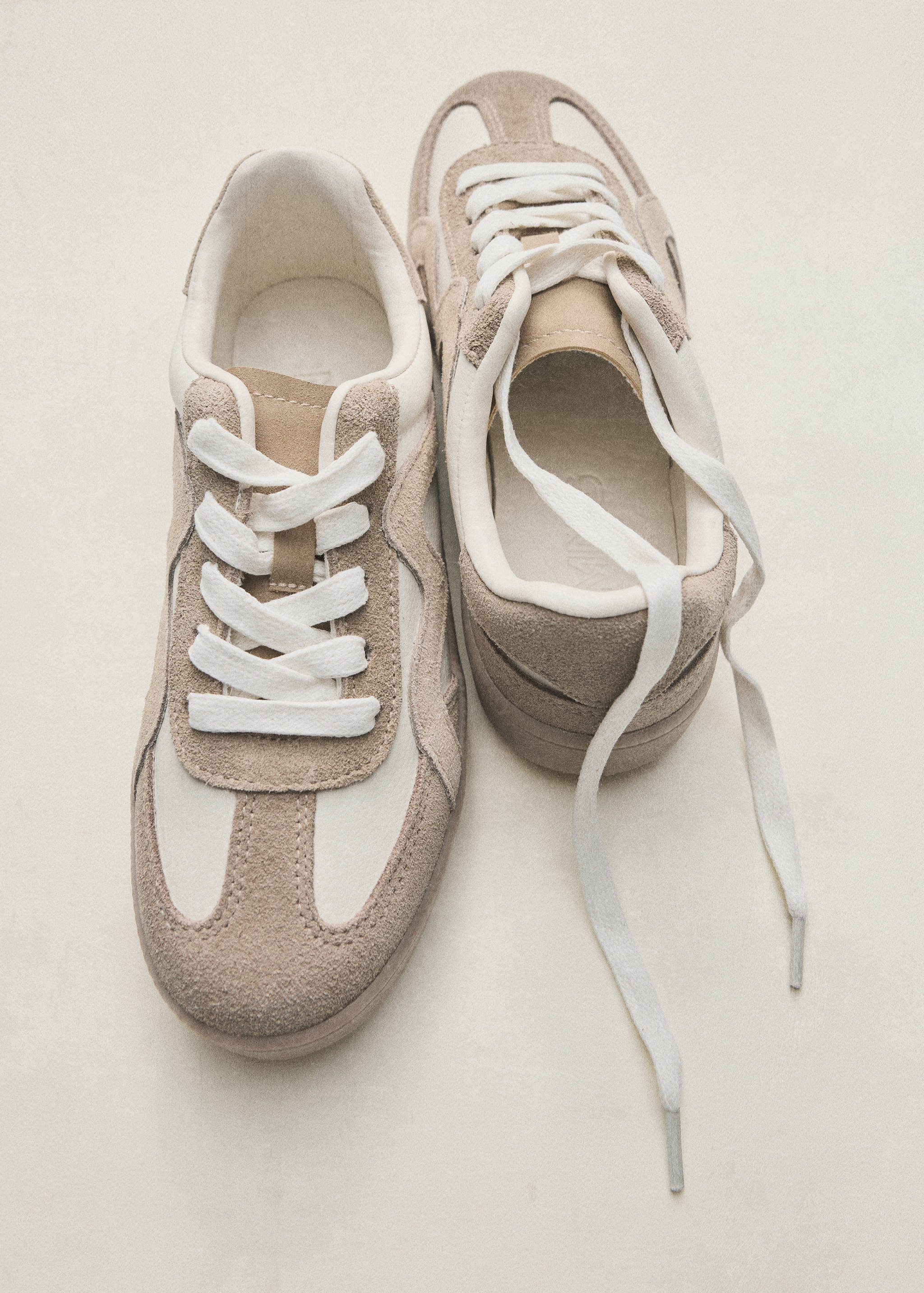 Combined leather trainers - Details of the article 5