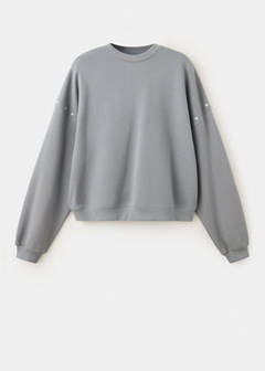 Oversized star sweatshirt — Grey 4