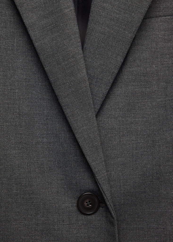 Wool suit blazer — Grey