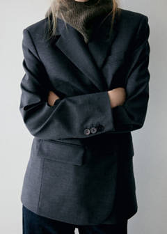 Wool suit blazer — Grey 9