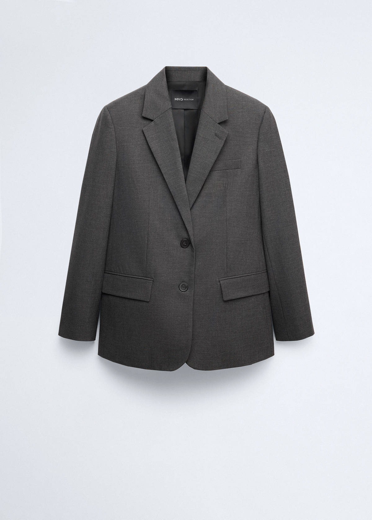 Wool suit blazer — Grey