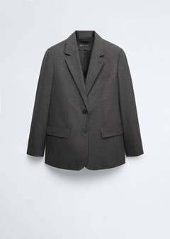 Wool suit blazer — Grey 6