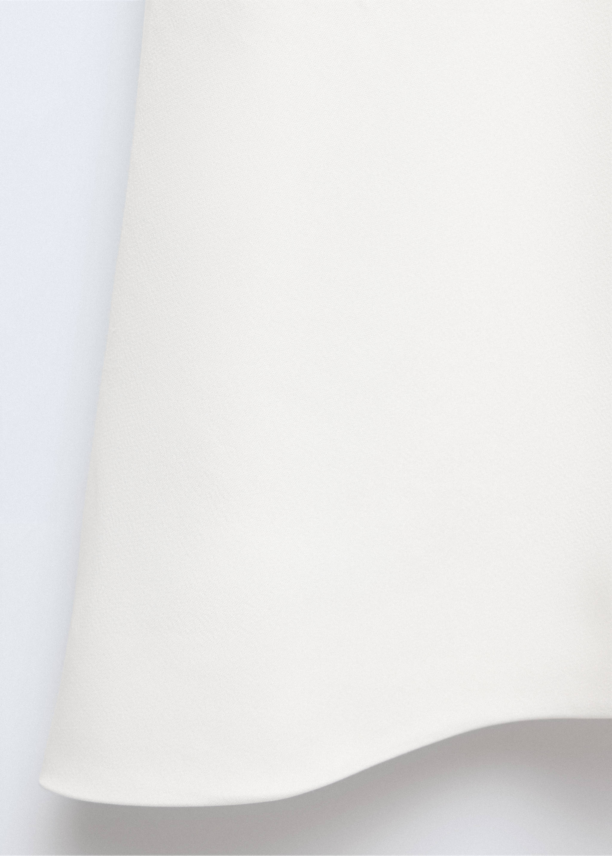 Asymmetrical high-neck blouse - Details of the article 0