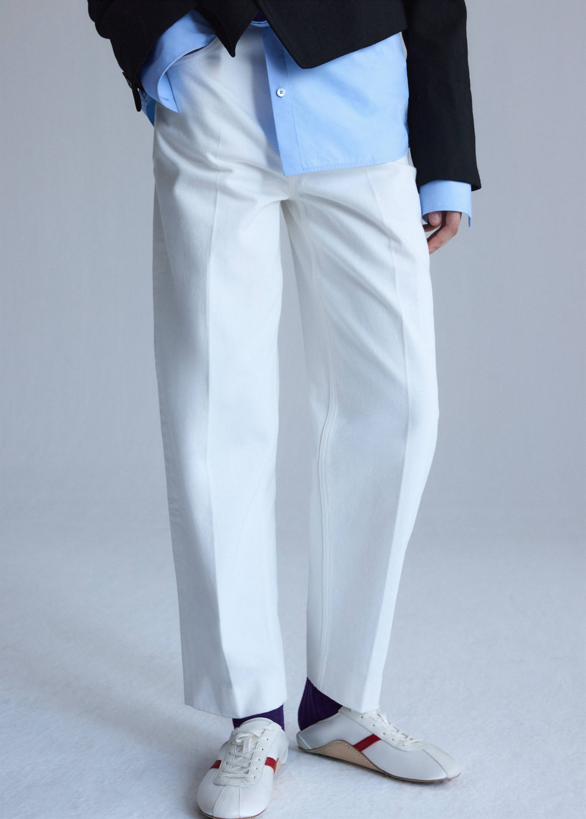 Ankle-length balloon jeans - Medium plane