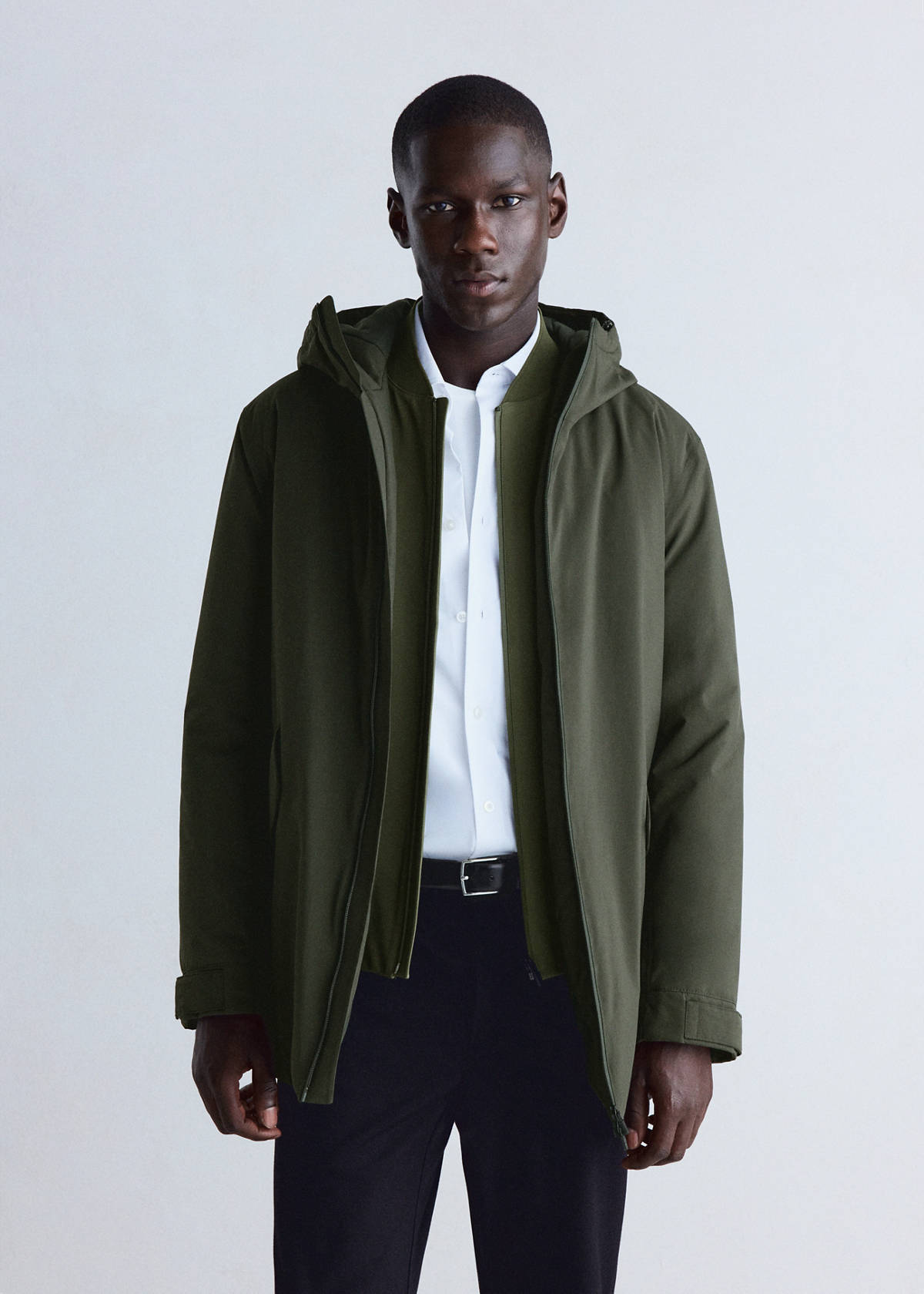 Packable parka with waterproof Thermore® filling — Dark Green