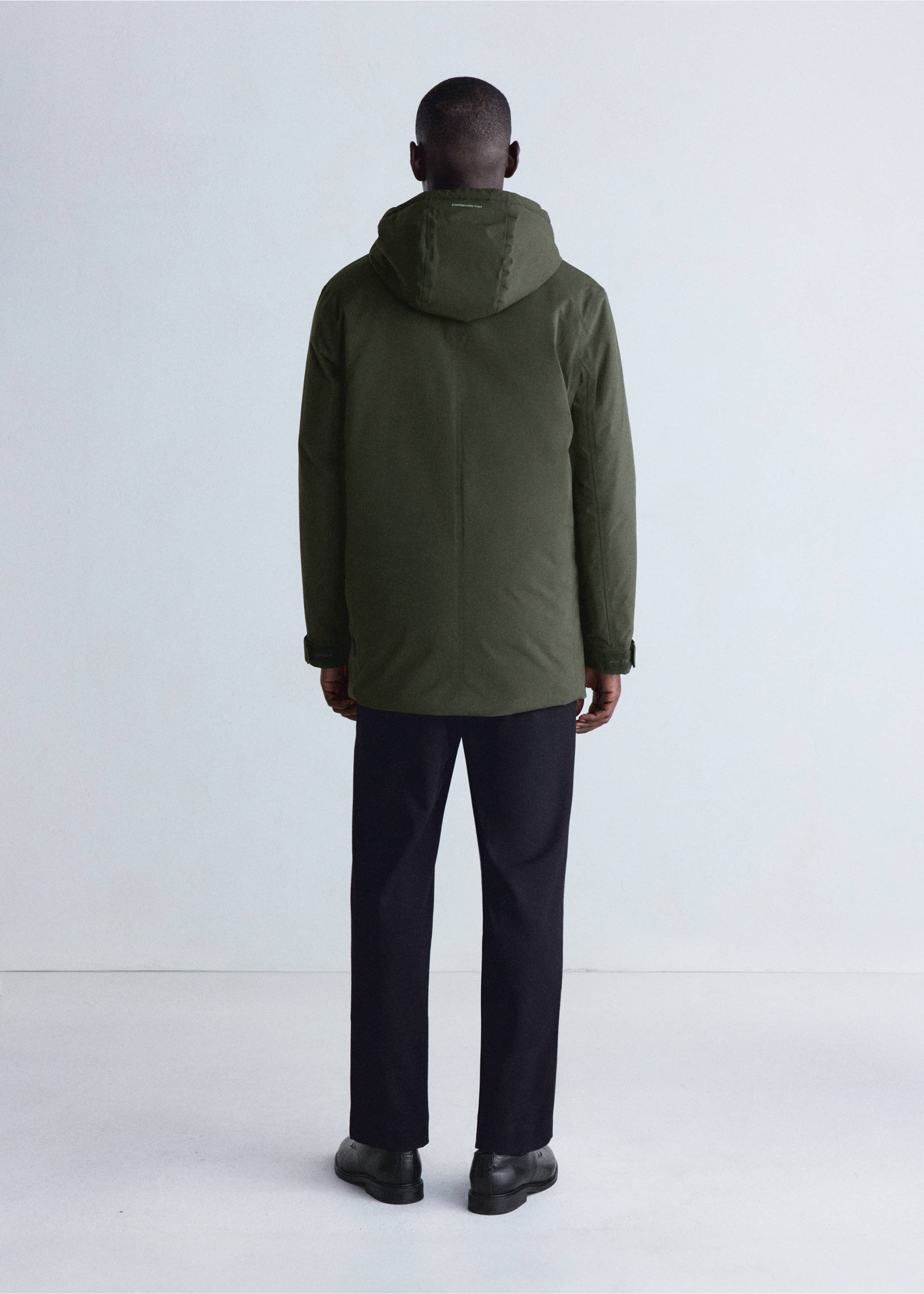 Parka interval - Reverse of the article, Dark Green. Ref: 37056722-00.