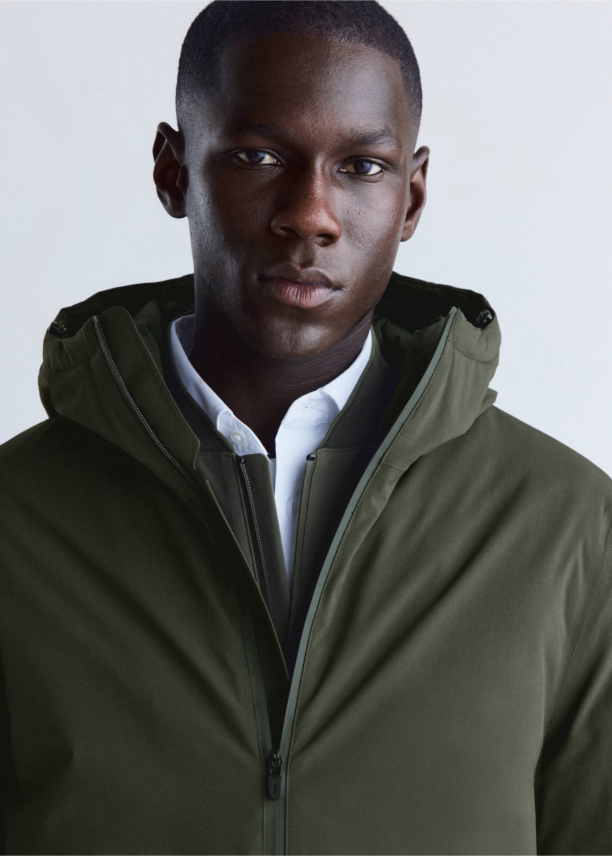 Parka interval - Details of the article 1, Dark Green. Ref: 37056722-00.