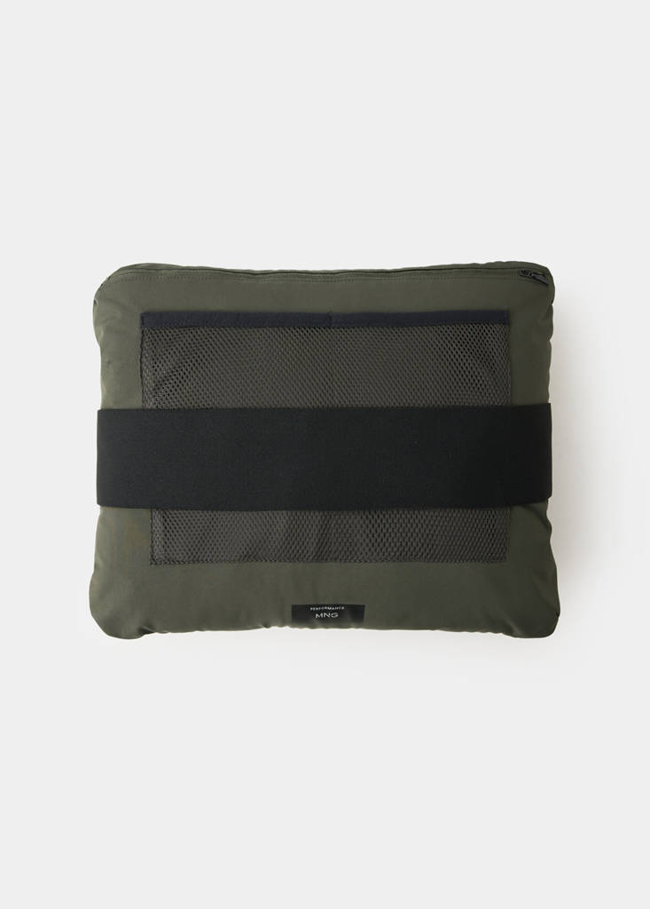 Packable water-repellent Thermore®-filled parka — Dark Green