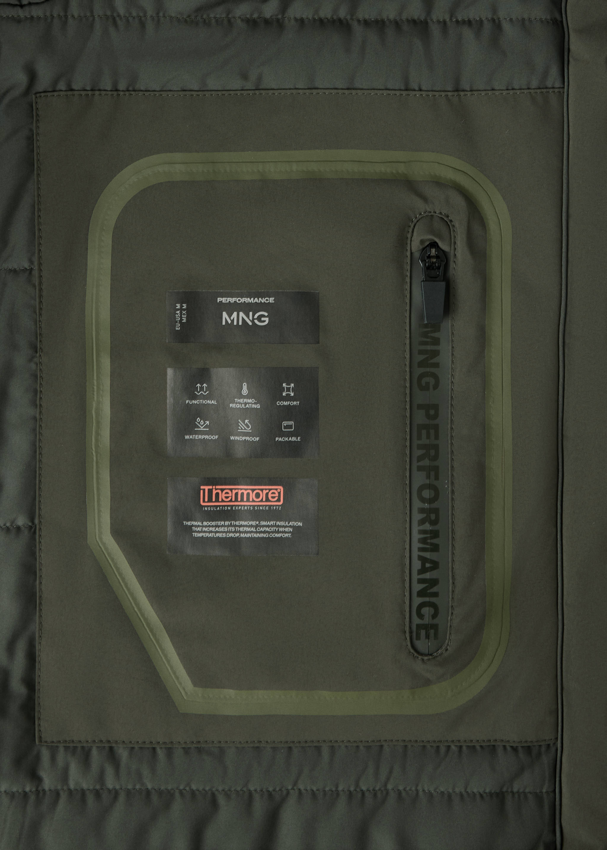 Parka pliable rembourrée waterproof Thermore® - Détail de l'article 9