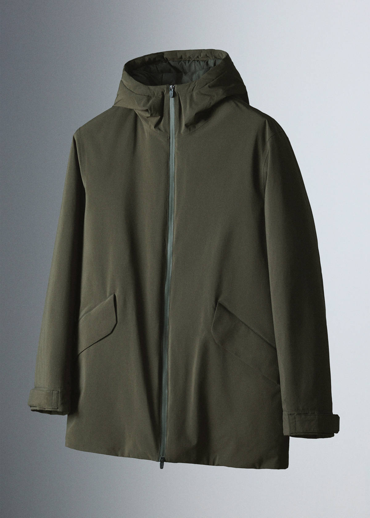 Packable parka with waterproof Thermore® filling — Dark Green