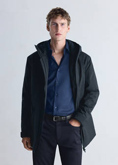 Packable parka with waterproof Thermore® filling — Night Blue 1