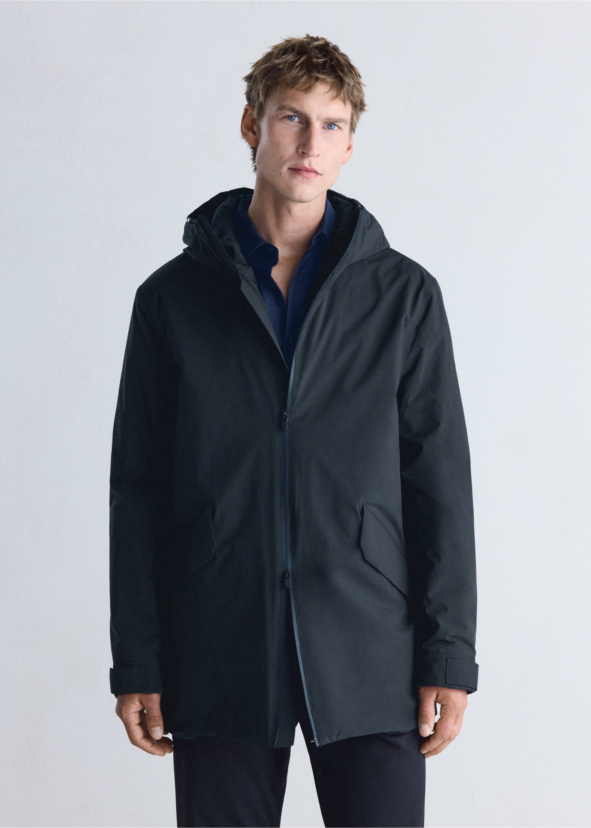 Parka interval - Деталь изделия 4, Синяя ночь. Ref: 37056722-00.
