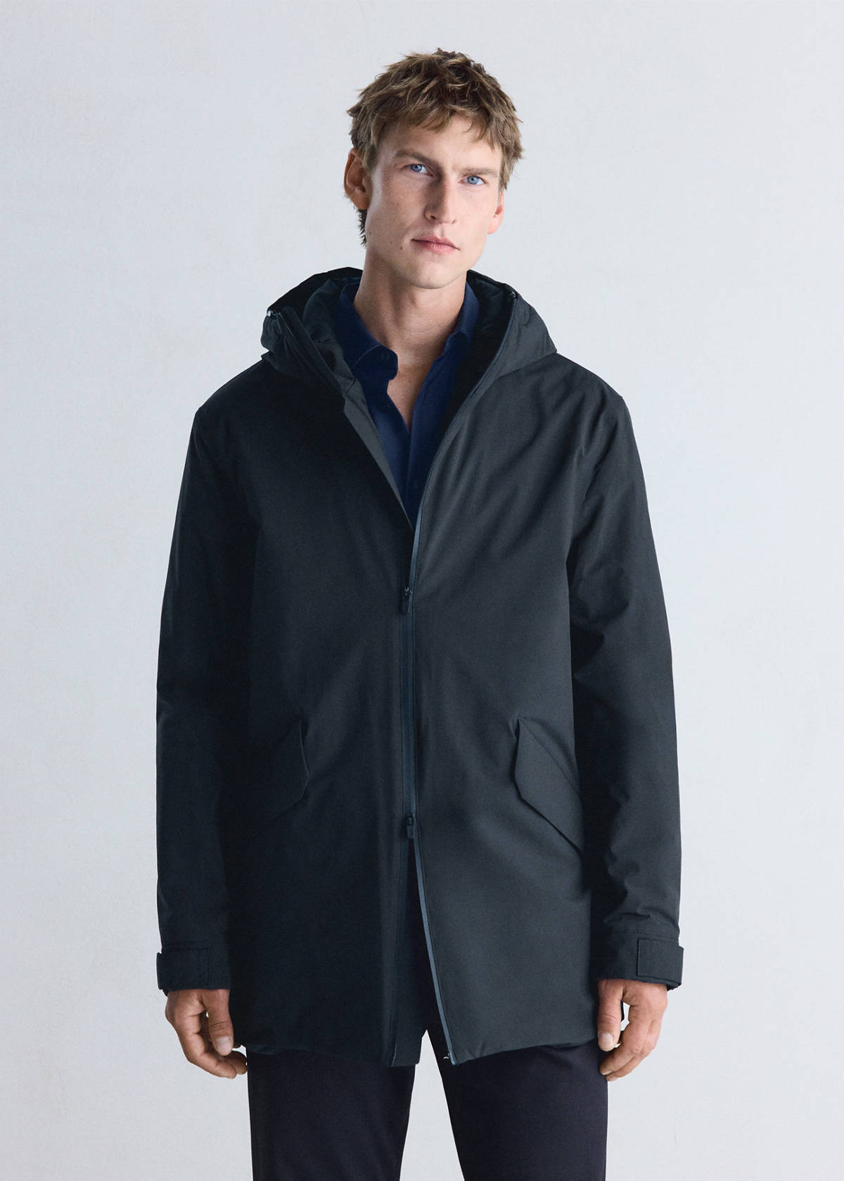Packable parka with waterproof Thermore® filling — Night Blue