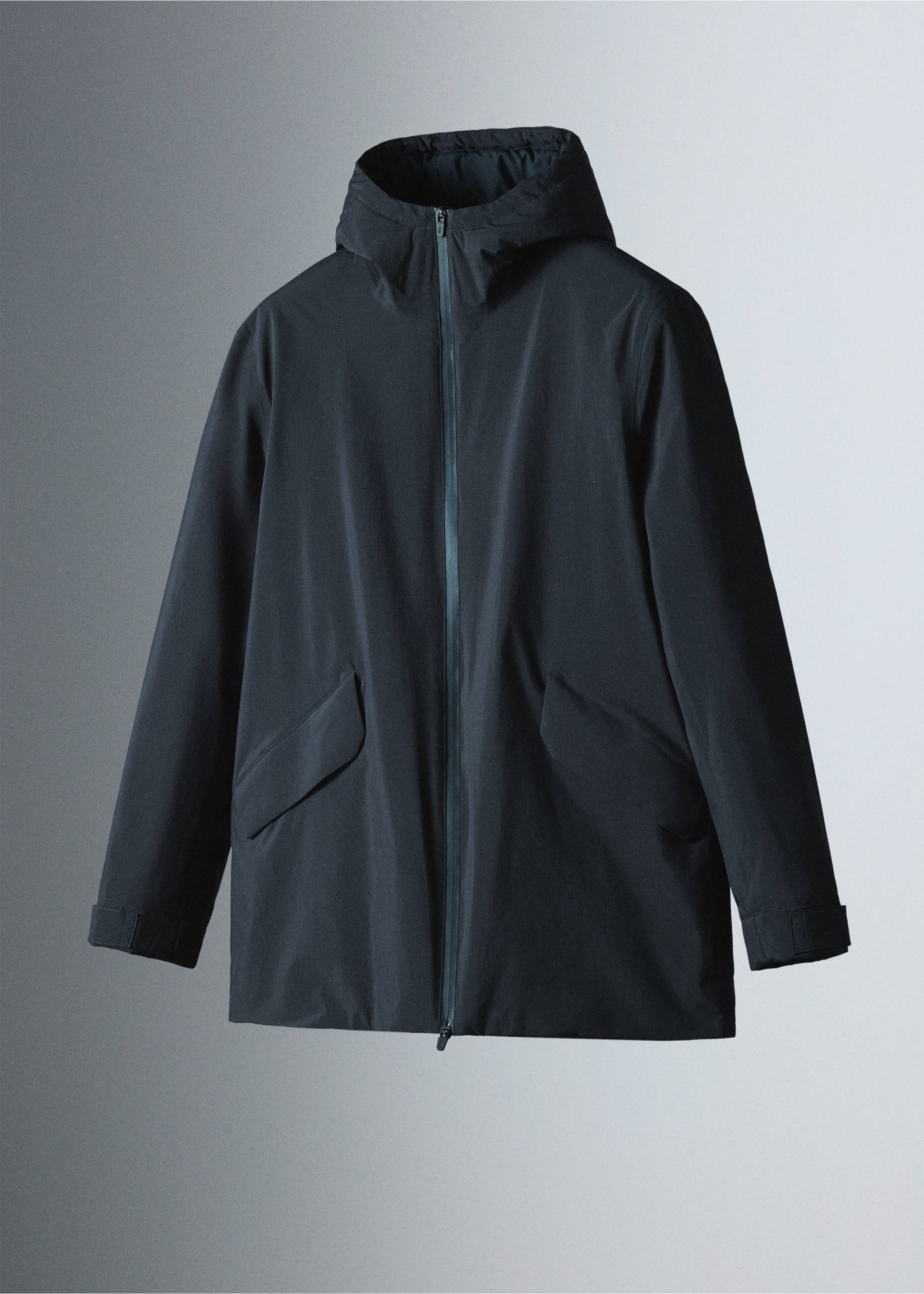 Packable parka with waterproof Thermore® filling - Details of the article 5, Night Blue. Ref: 37056722-00.