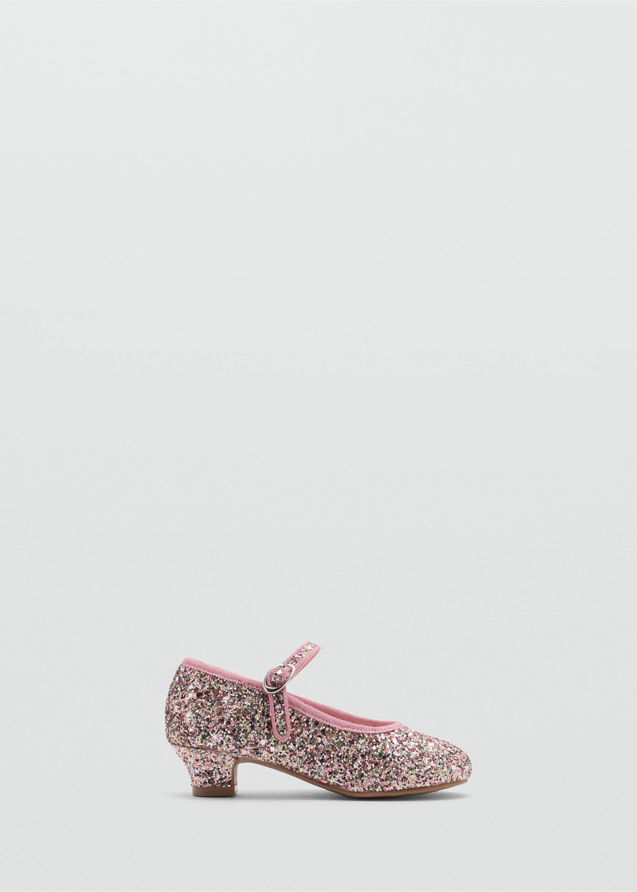 Heeled glitter shoe - Article without model, Gold. Ref: 37056726-00.