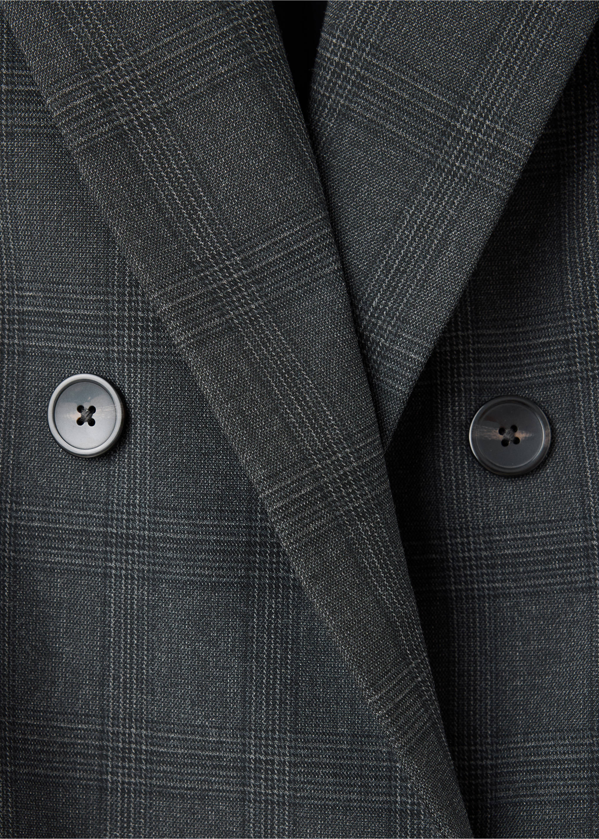 Blazer pau - Details of the article 8, Grey. Ref: 37056730-00.
