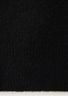 Asymmetric eyelet jersey — Black 7