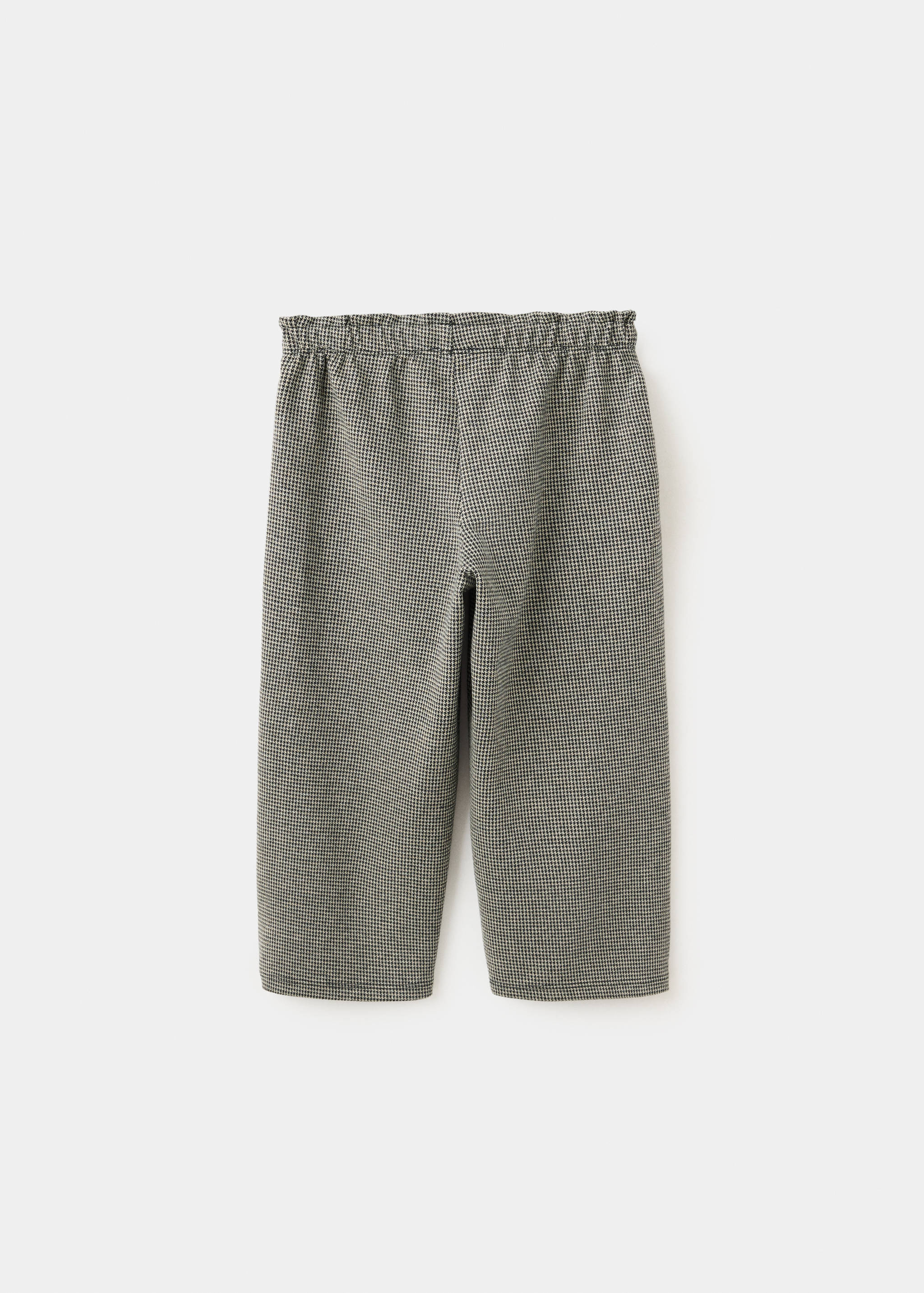 Pantalón recto estampado - Reverso del artículo