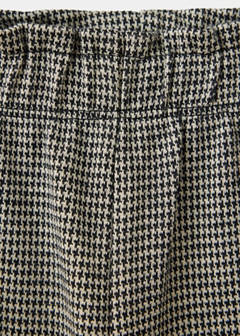 Printed straight trousers — Brown 4