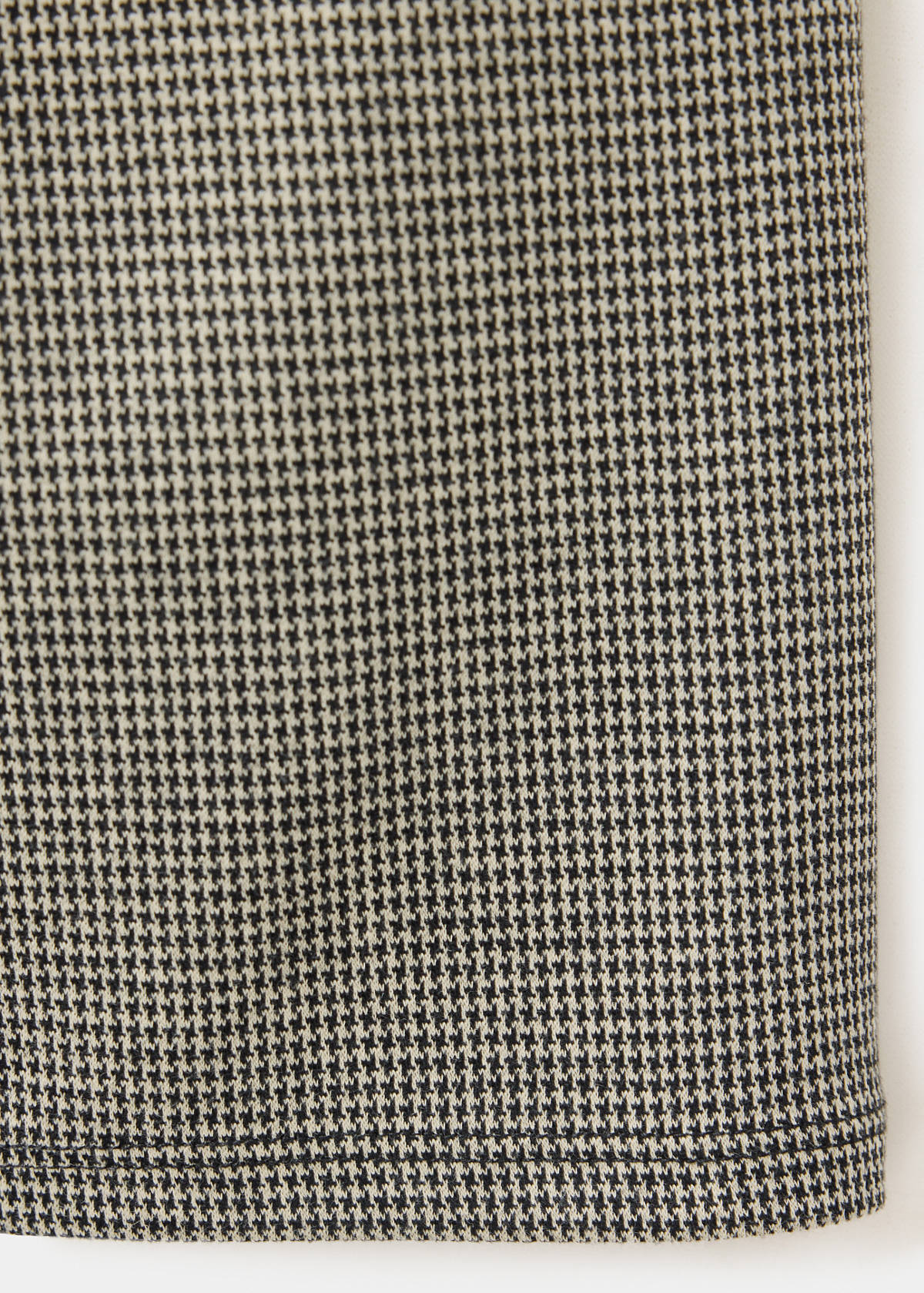 Printed straight trousers — Brown