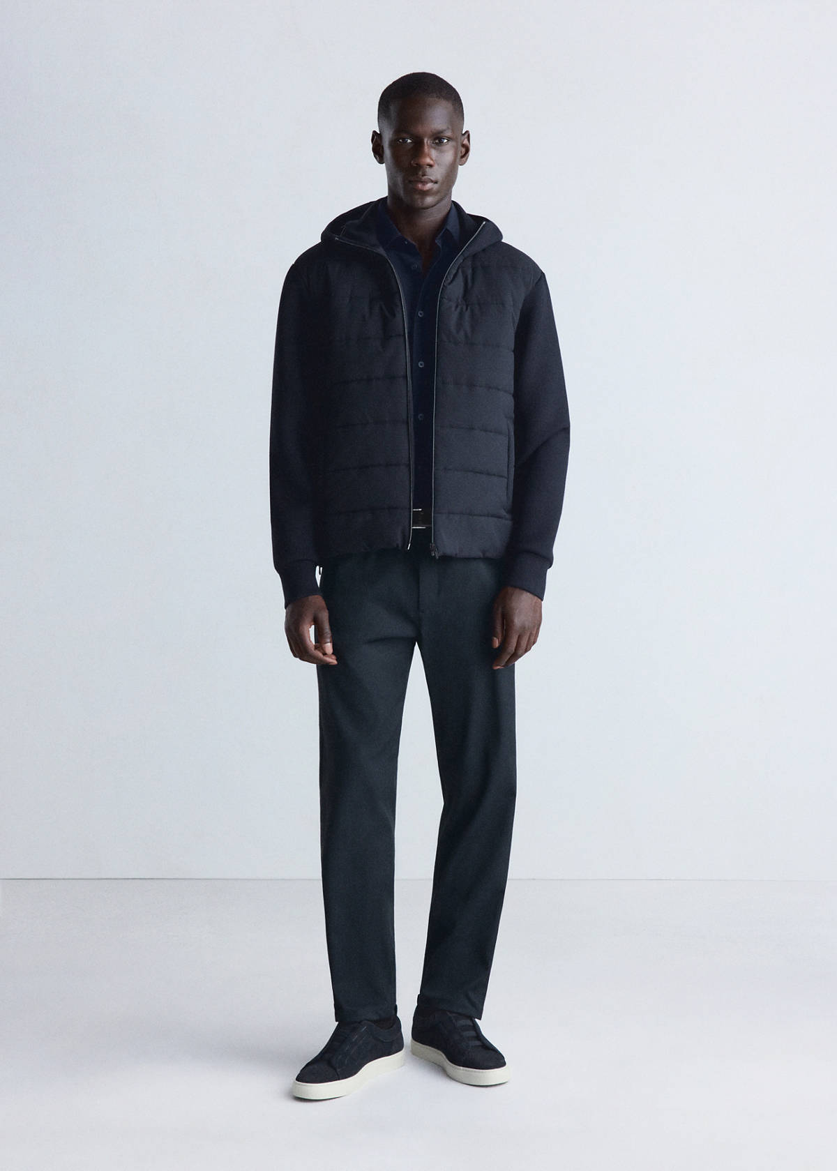 Thermolite® padded jacket — Navy
