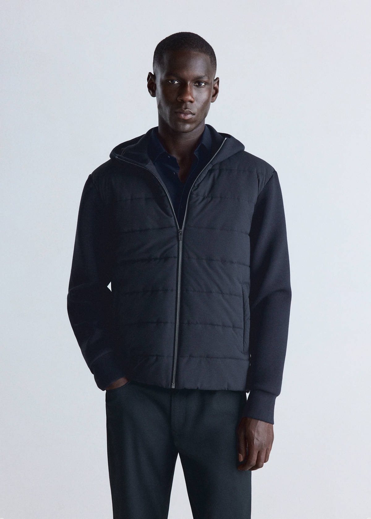 Thermolite® padded jacket — Navy