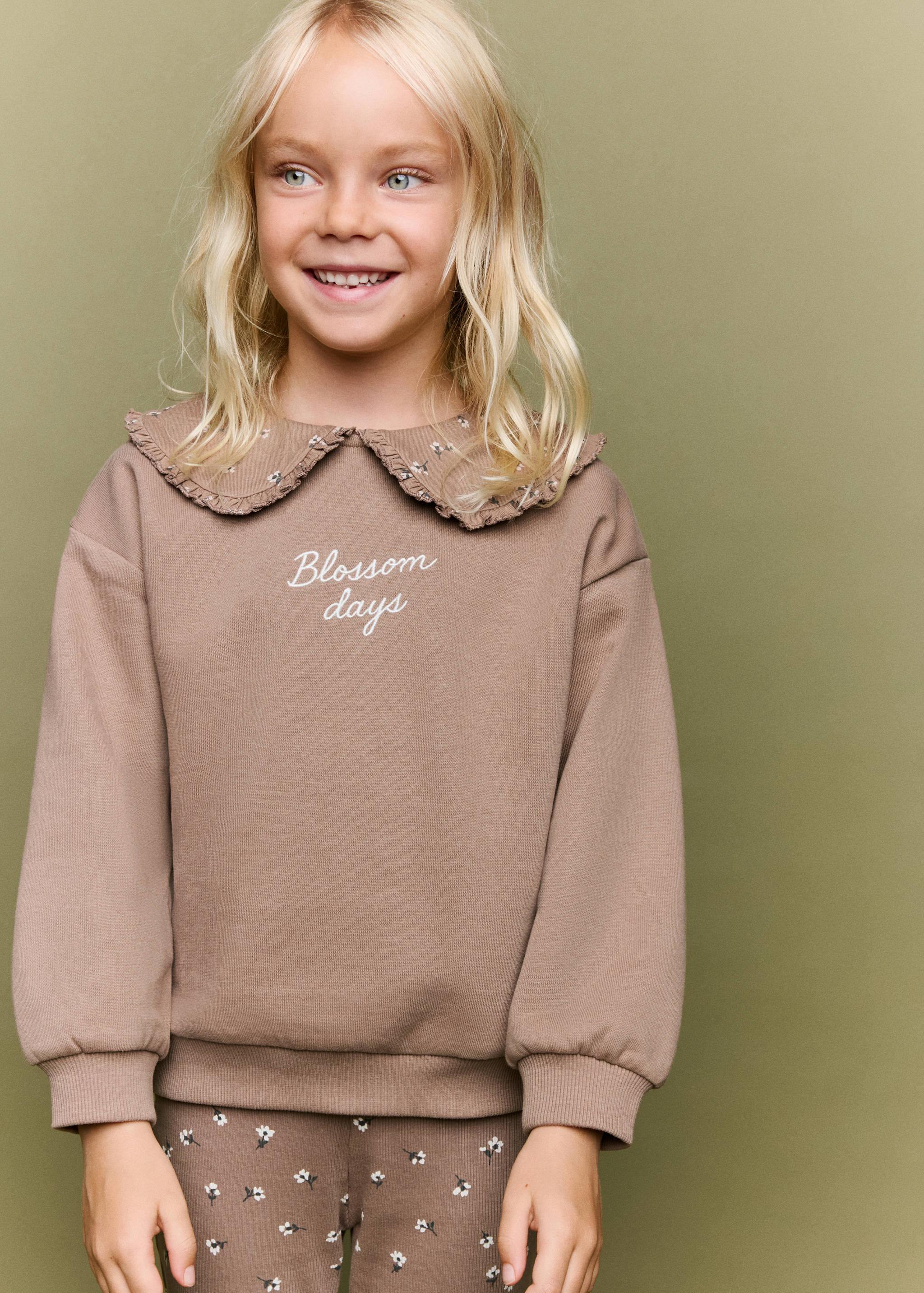 Sweater met reverskraag - Middenvlak