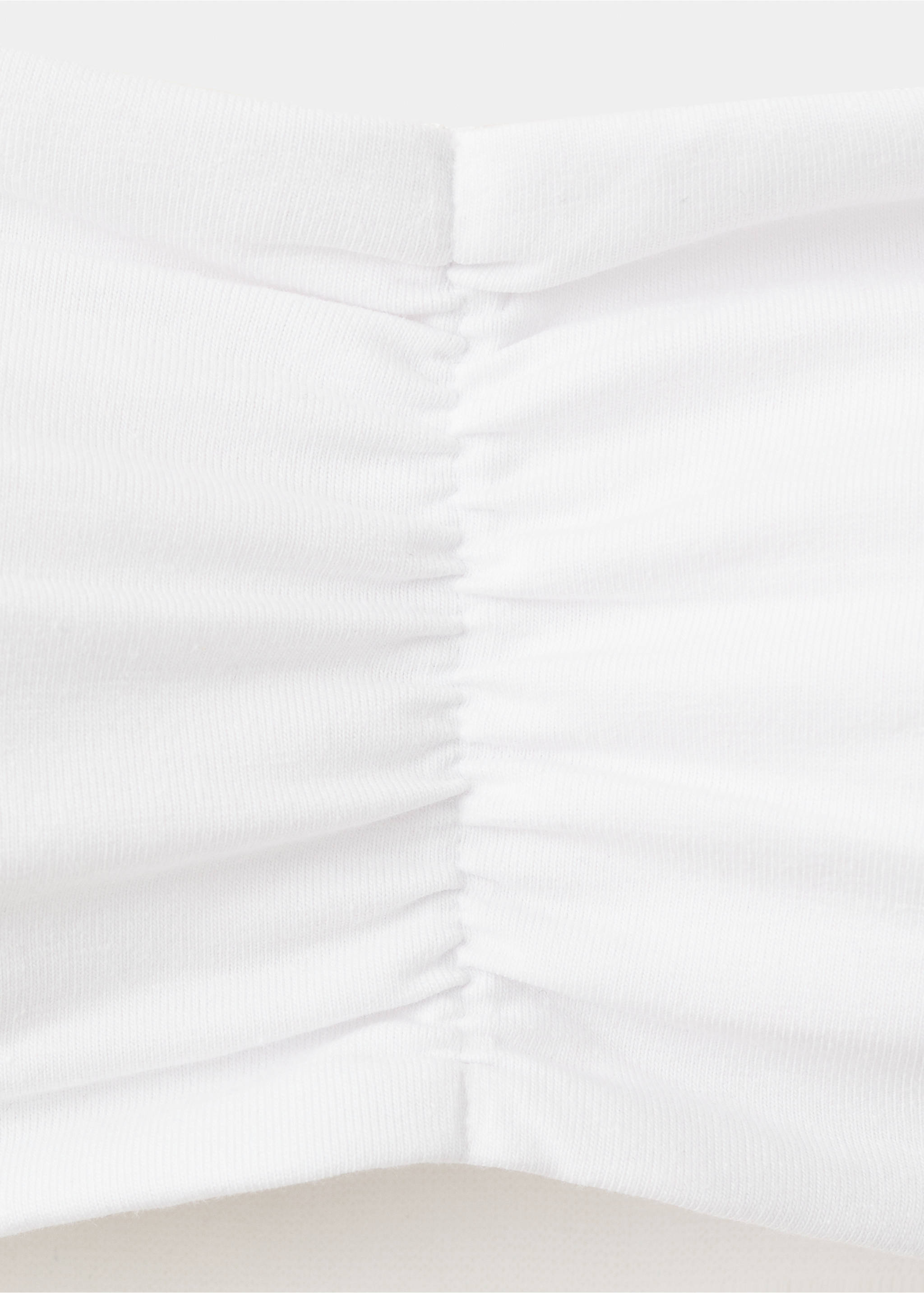 Top bandeau - Detalle del artículo 8, Blanco roto. Ref: 37056745-00.