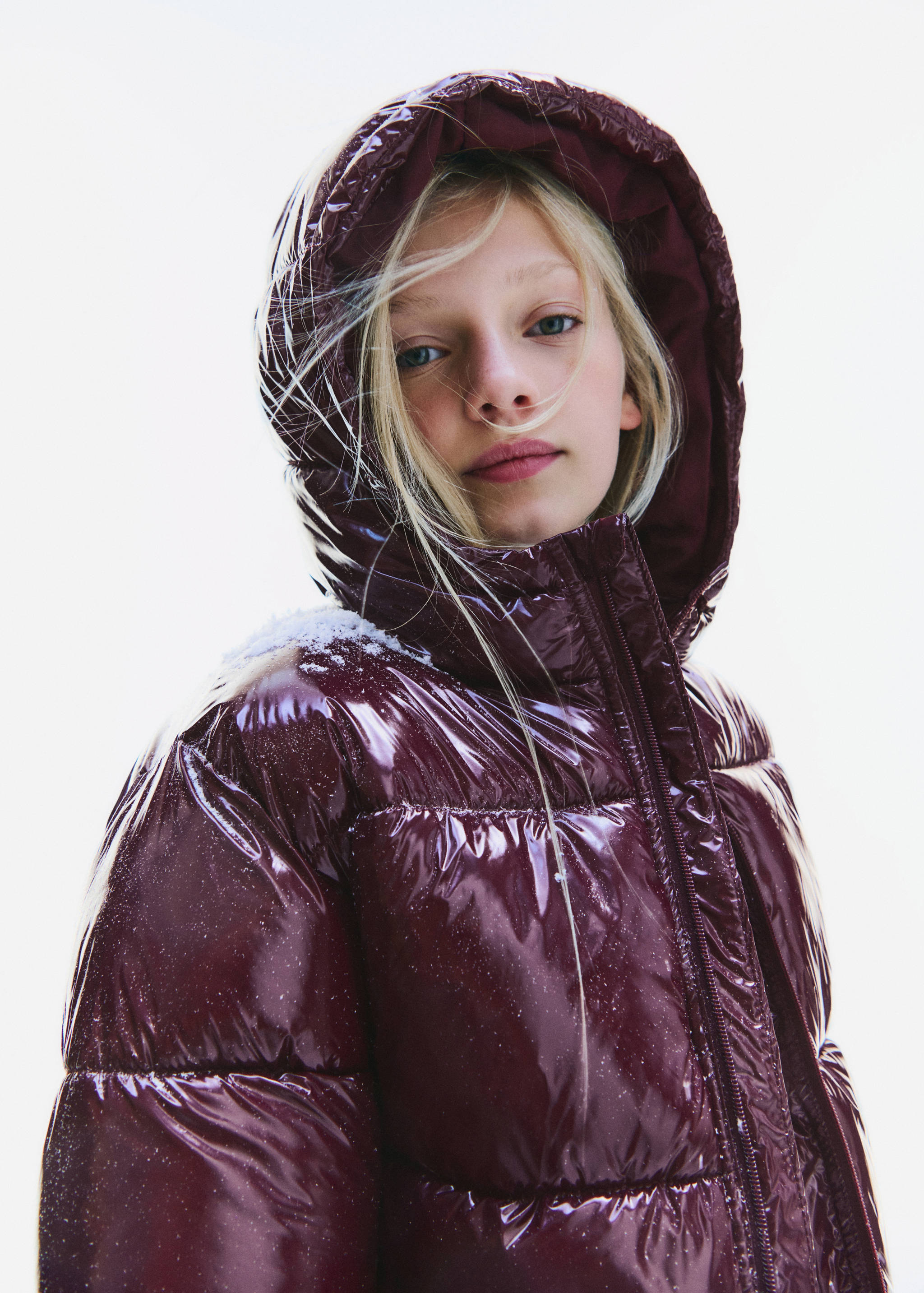 Shiny quilted anorak - Details of the article 5