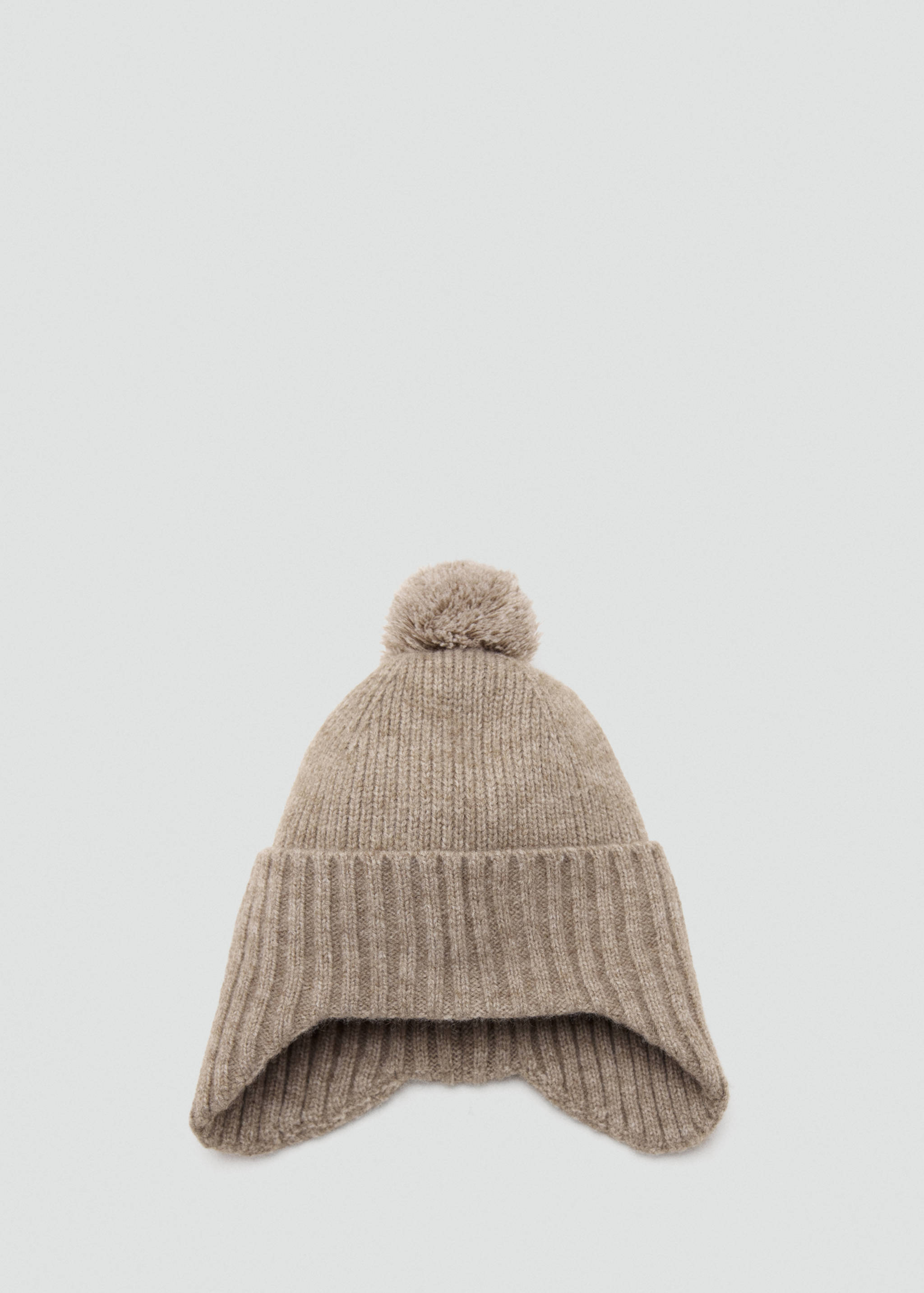 Pom pom cable-knit beanie - Article without model