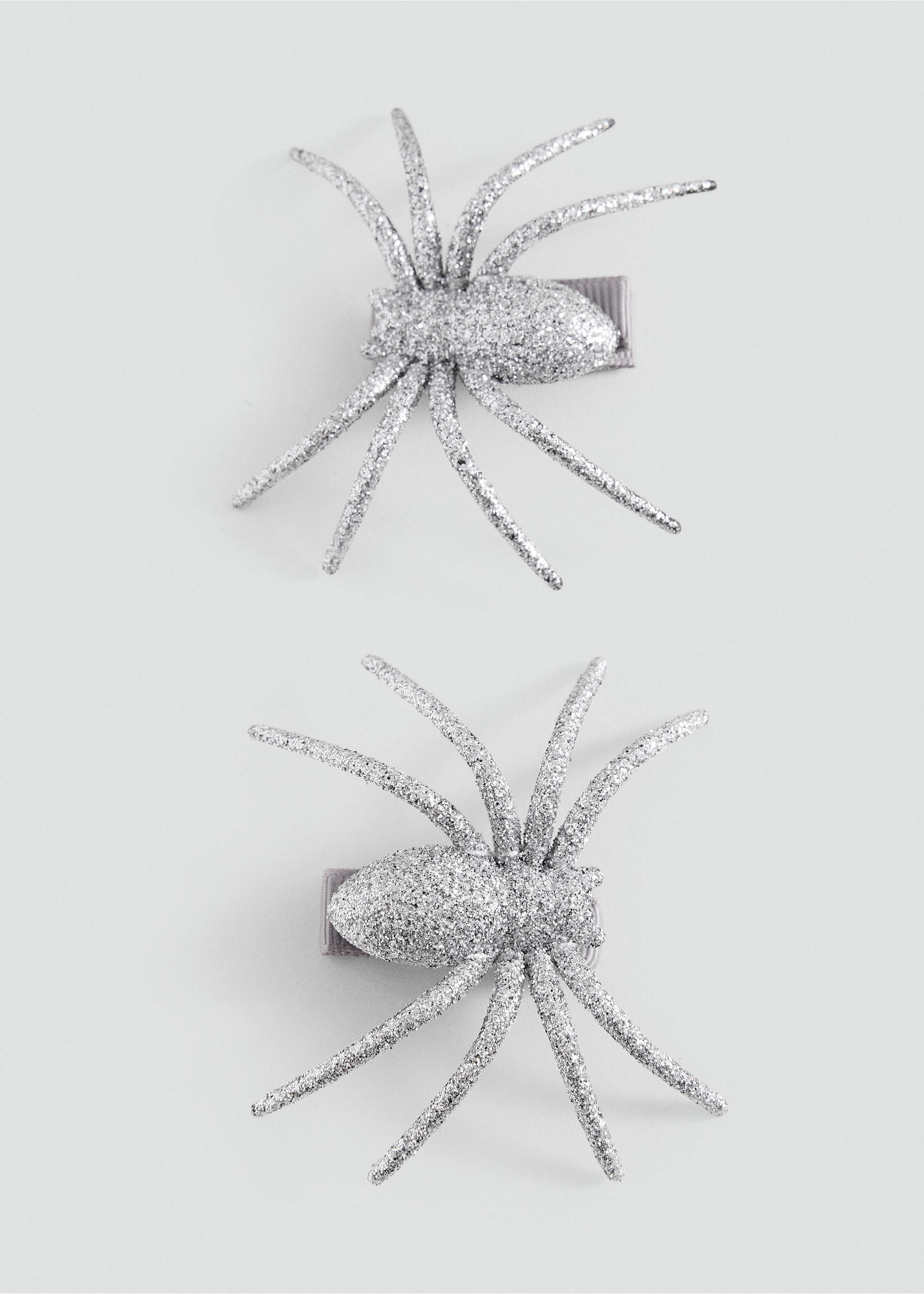 Pack of 2 Halloween spider hair clips - Article without model, Silver. Ref: 37057121-00.