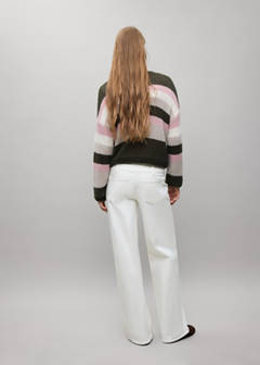 Wide-leg jeans with crossover closure — Off White 4