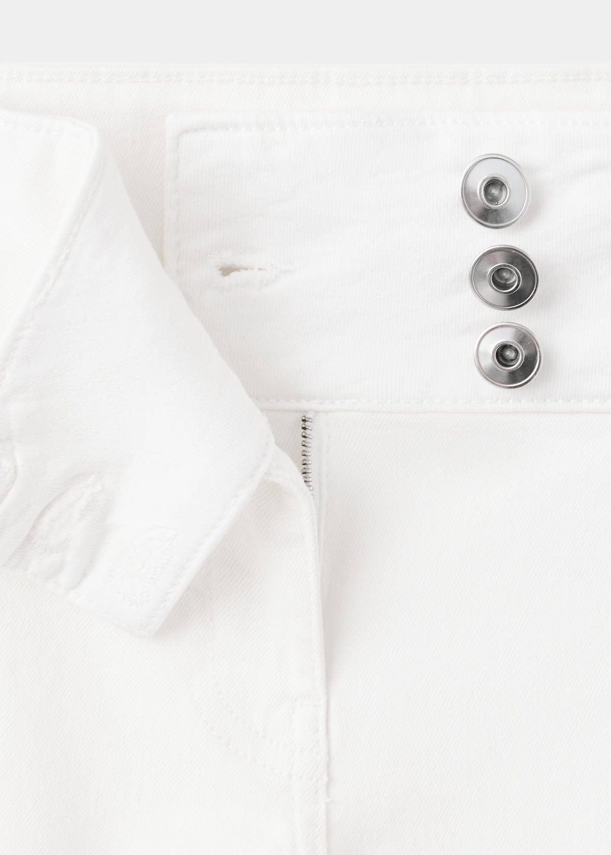 Wide-leg jeans with crossover closure — Off White