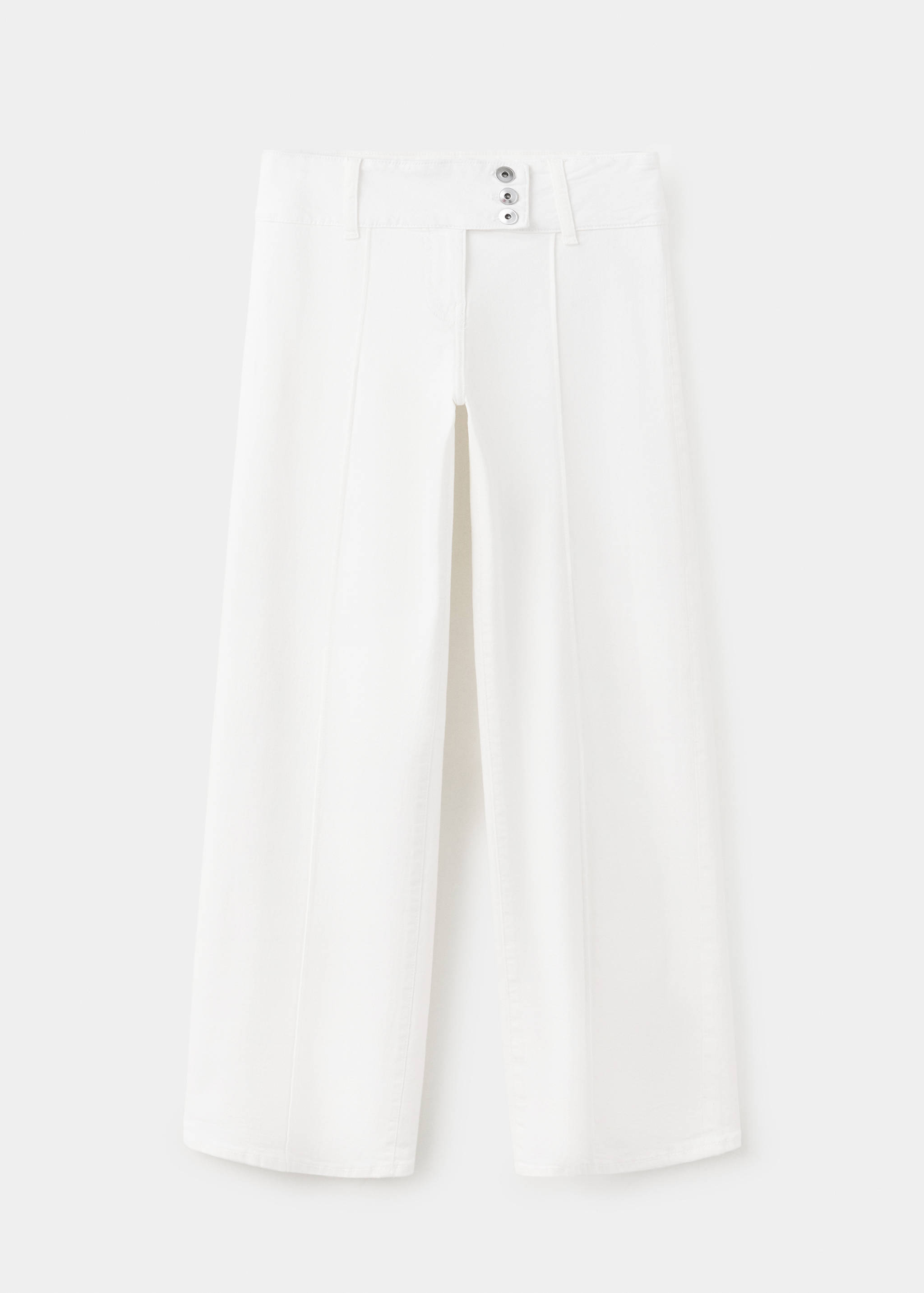Jean wide leg avec détail boutons - Article sans modèle