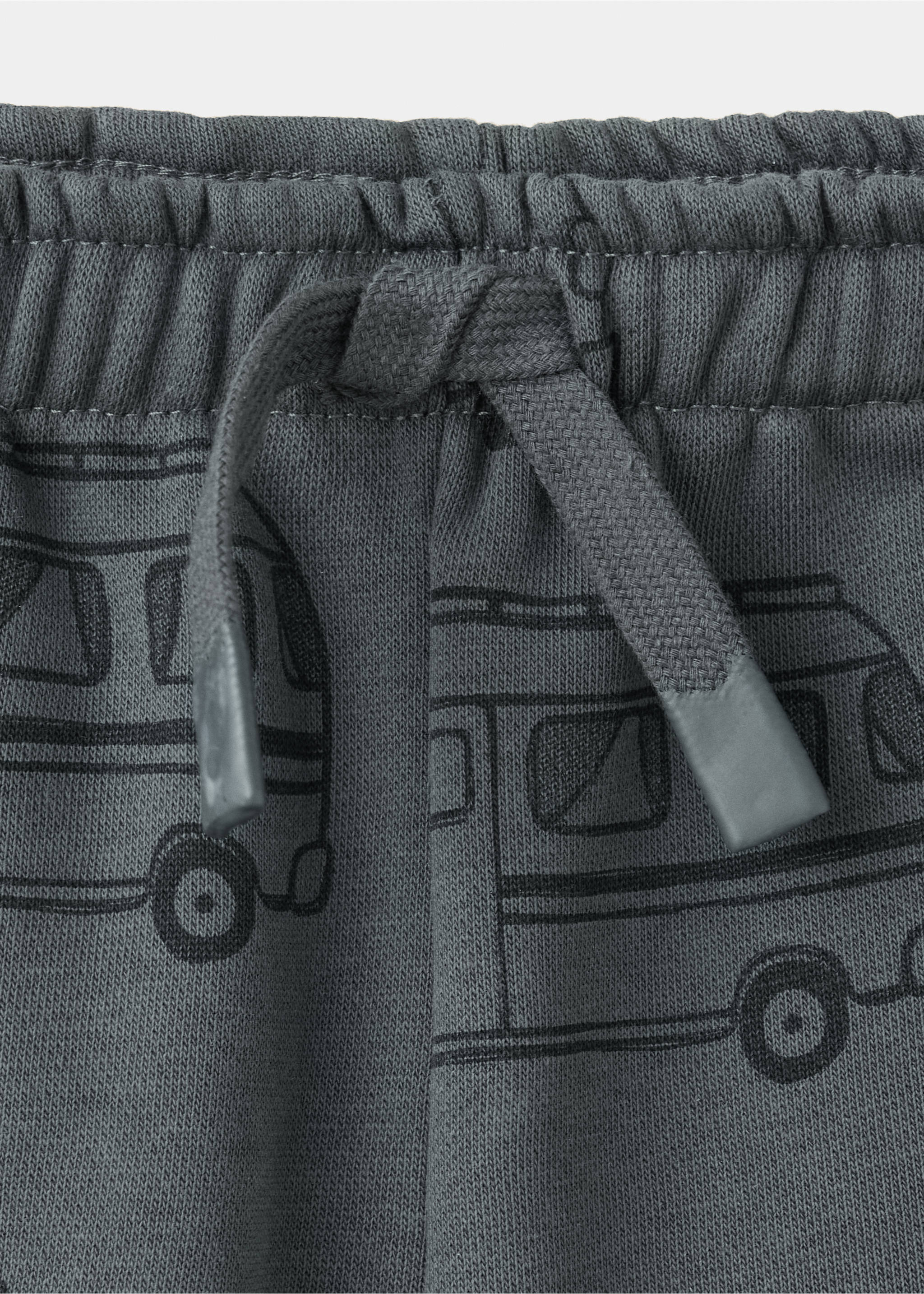 Cotton sweatshirt with cars - Details of the article 8, Charcoal. Ref: 37057130-00.